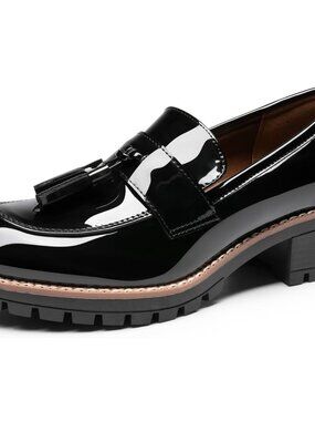 Women's Chunky Loafers Business Casual Shoes